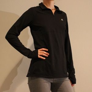 Black Adidas Lightweight Running Jacket